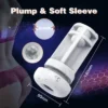 10 Thrusting 10 Vibrating 3 Sucking Heating Male Masturbator - Image 2