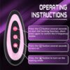 Thrusting Dildo Female Sex Toy,G-Spot Vibrator Anal Clitoral Stimulator - Image 4